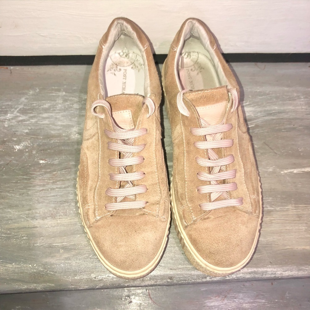 Post XChange Suede Platform Sneakers 39